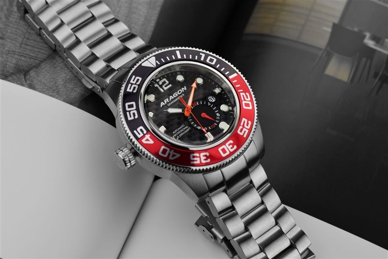 Aragon Divemaster III A339RED 45мм
